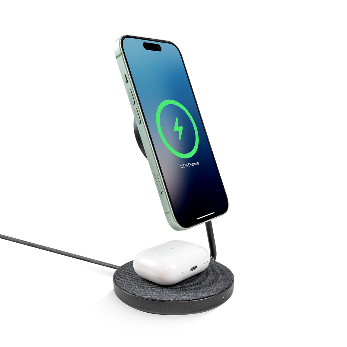 2-in-1 Foldable Charging Stand Qi2 MAG