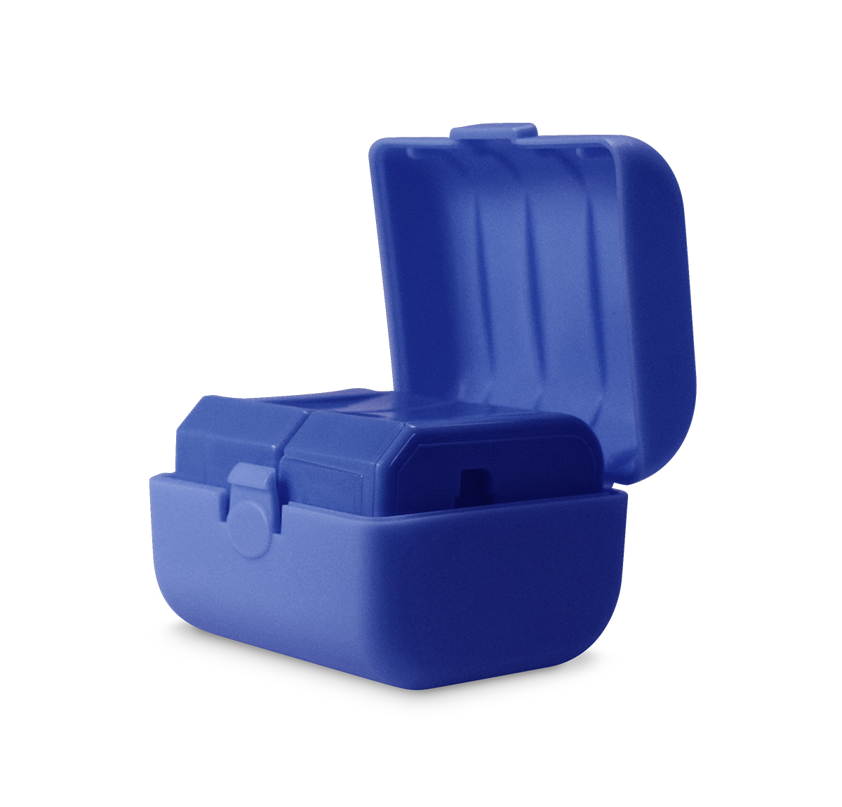 Three pieces of the universal travel adapter. This travel plug adapter is Blue. The World Traveler Travel Adapter is the perfect compact travel adapter to charge your tech on-the-go.