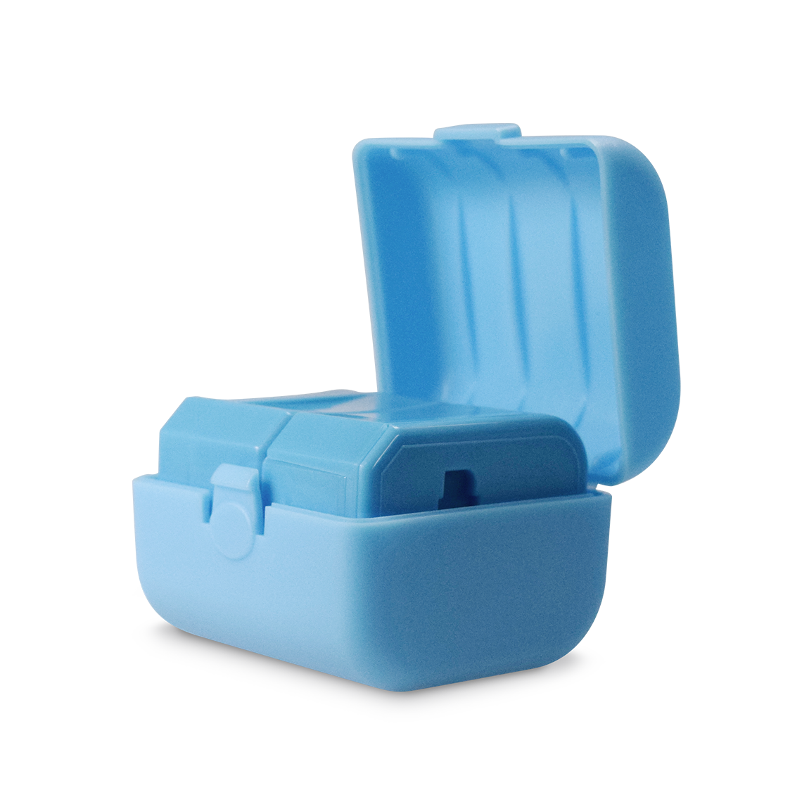 Three pieces of the universal travel adapter. This travel plug adapter is Blue. The World Traveler Travel Adapter is the perfect compact travel adapter to charge your tech on-the-go.