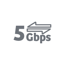 5Gbps data transfer