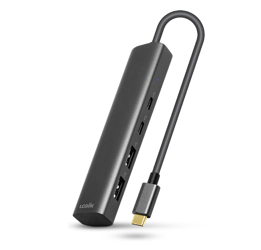 HUB USB-C MULTIPORTS ON-THE-GO GRIS