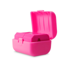 Three pieces of the universal travel adapter. This travel plug adapter is Pink. The World Traveler Travel Adapter is the perfect compact travel adapter to charge your tech on-the-go.