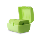 Three pieces of the universal travel adapter. This travel plug adapter is Green. The World Traveler Travel Adapter is the perfect compact travel adapter to charge your tech on-the-go.